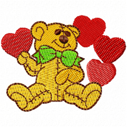 Bears Embroidery Design 9